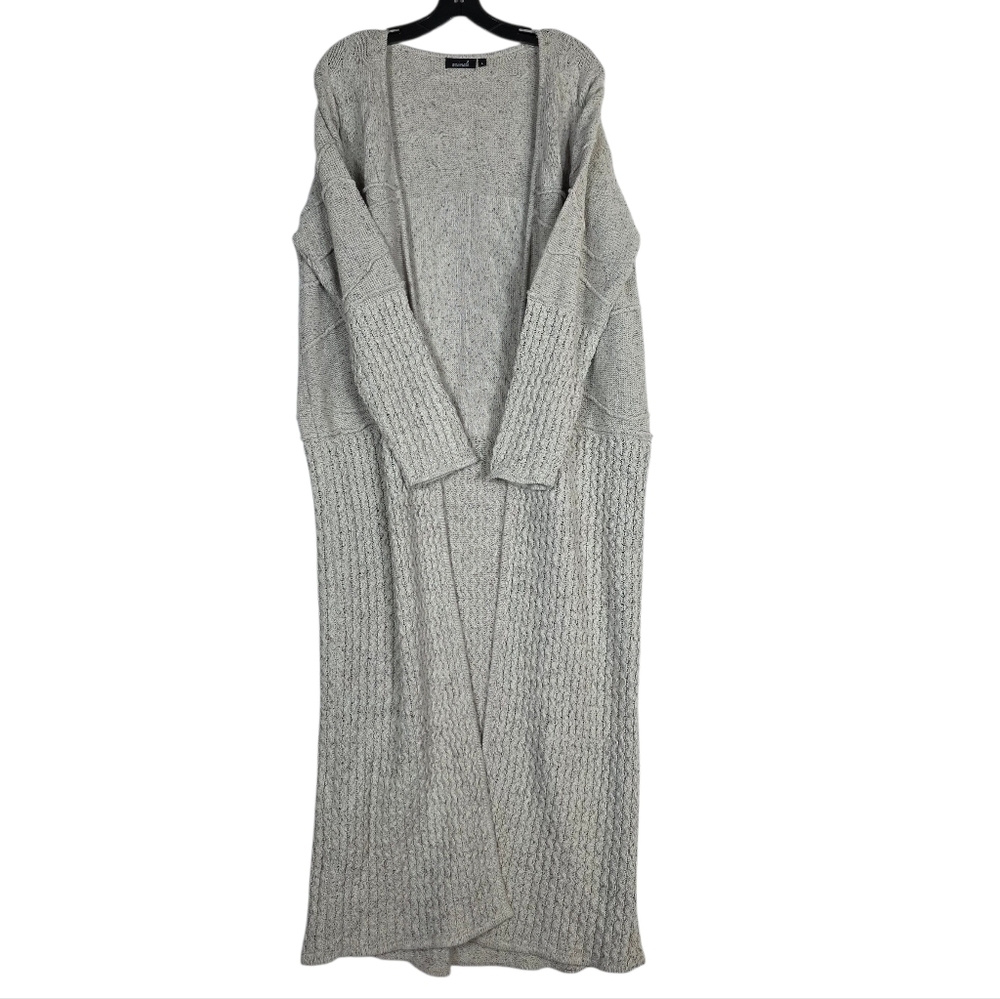Animale Silk Knitted open front full length Cardigan